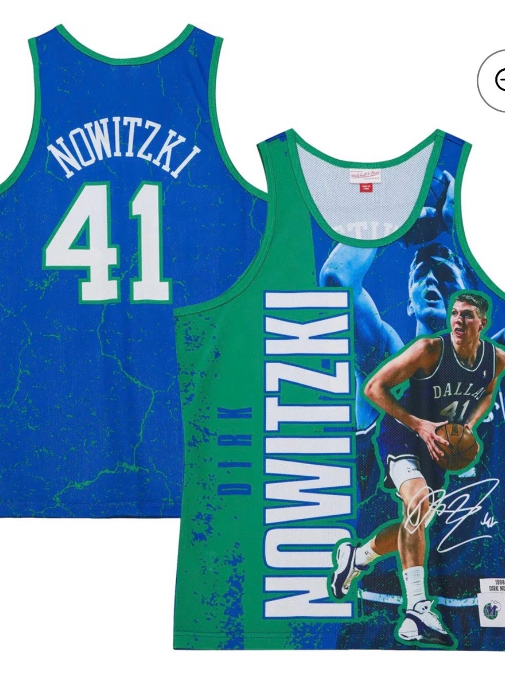 Dirk Nowitzki Mesh Tank Top